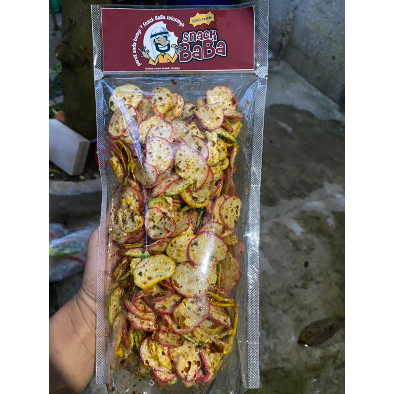 

krupuk seblak daun jeruk