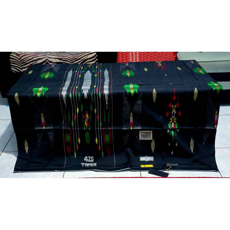 Sarung Tenun Sutra TAMER 420 sga, sge smg, istimewa Full Sutra Double motif sga, sge, sgf