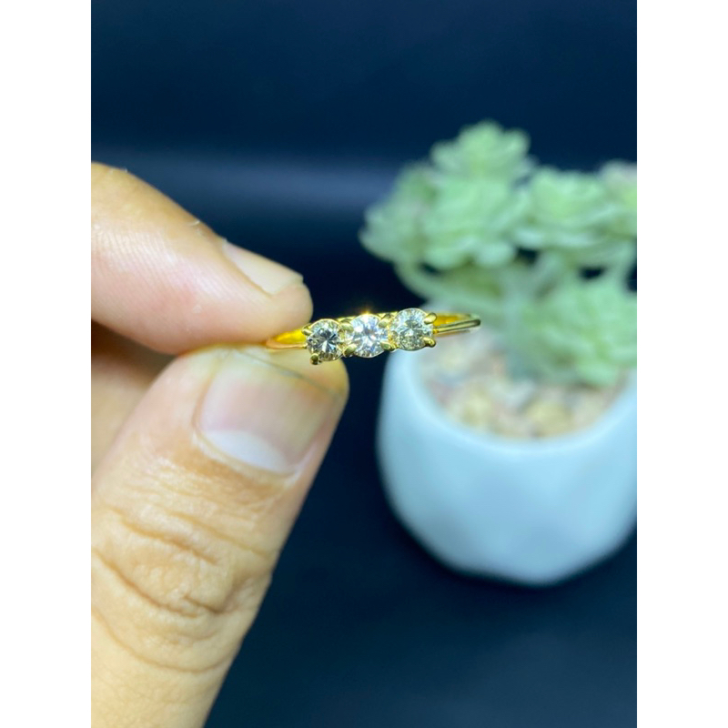CINCIN BERLIAN CINCIN EMAS BERLIAN 0.45crt EMAS 10K / 40% HARGA PENGRAJIN BERLIAN BANJAR BERLIAN ERO