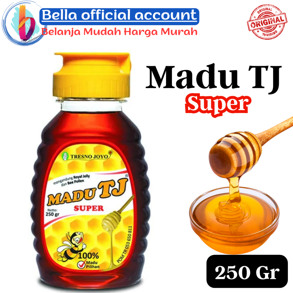 

Tresno Joyo Madu TJ Royal jelly dan Bee Pollen Super 500 gr