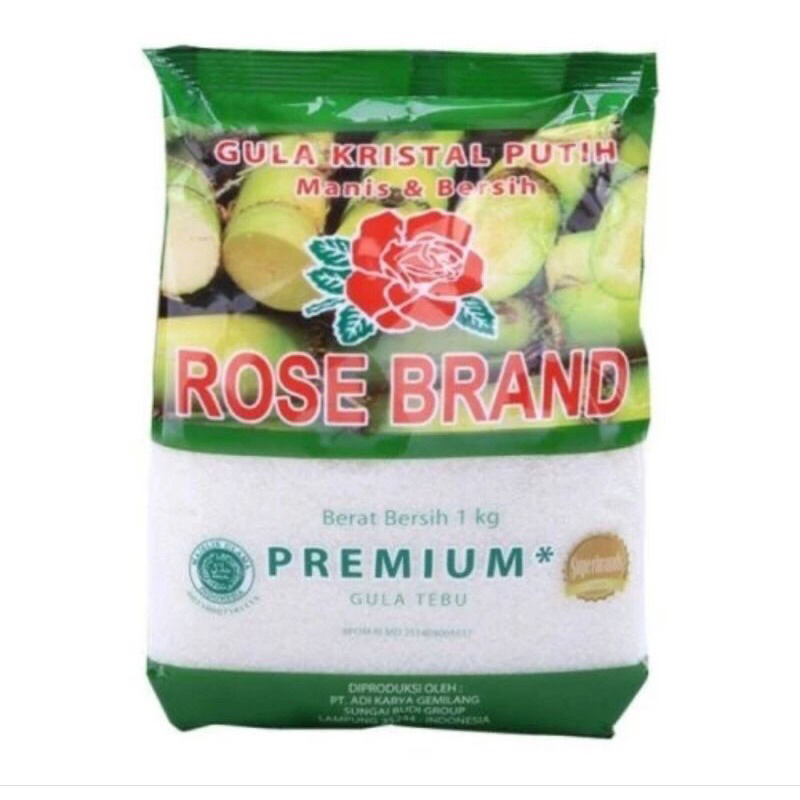 

GULA PASIR ROSE BRAND HIJAU 1 KG