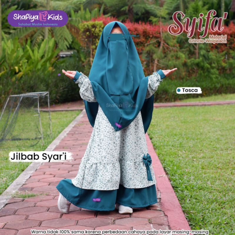 Syifa Gamis Anak Jilbab Syar'i Shafiya Kids