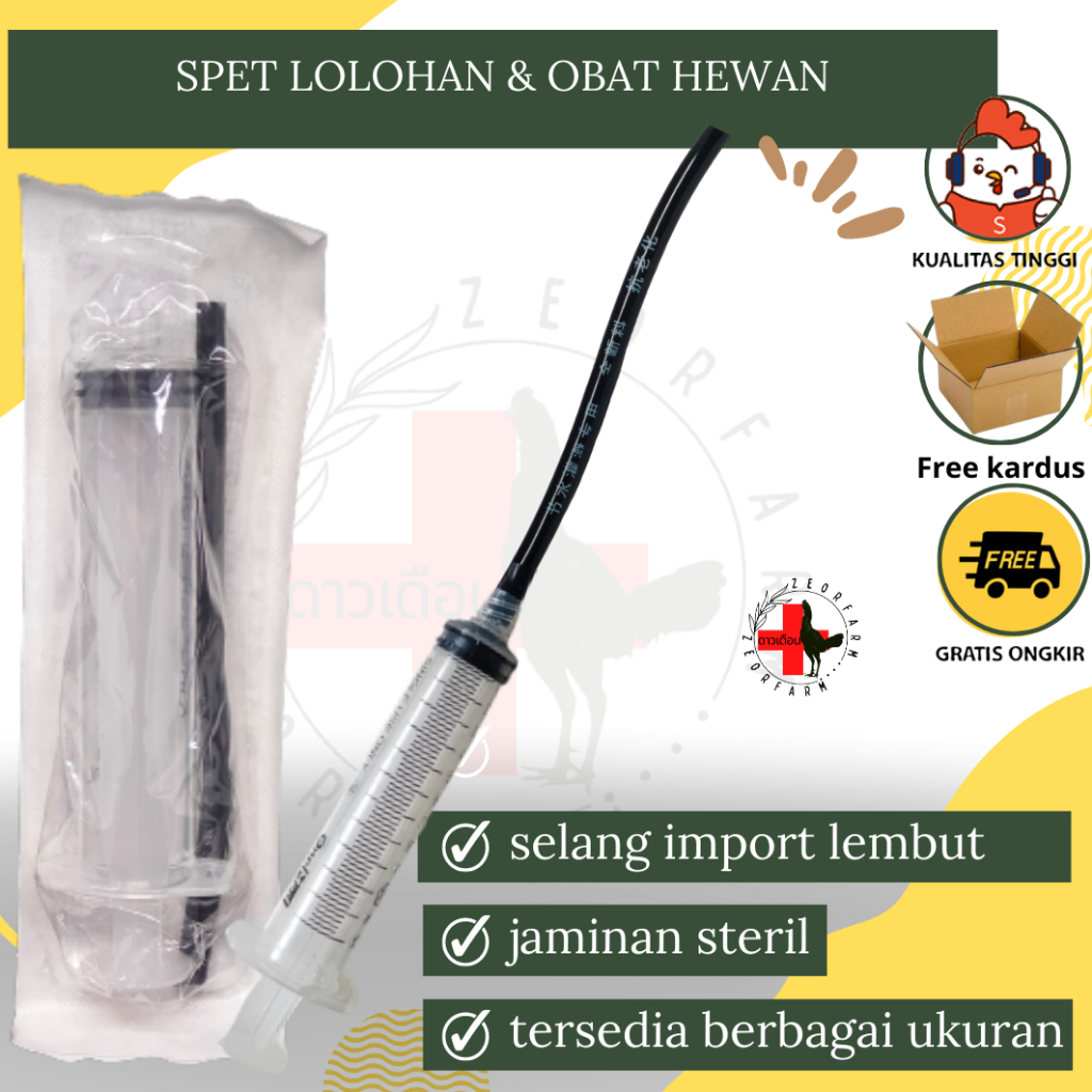 alat bantu minum obat ayam kucing anjing spet hewan zeorfarm