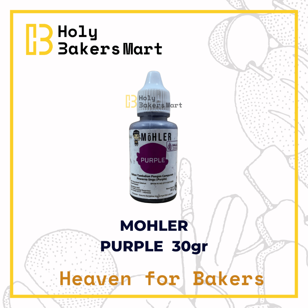 

MOHLER PURPLE 30GR / PEWARNA MAKANAN