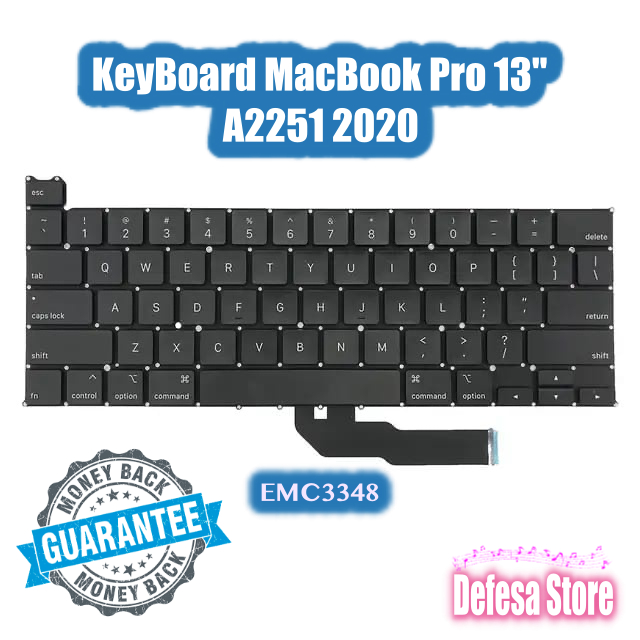 Keyboard MacBook Pro 13&quot; A2251 2020 US