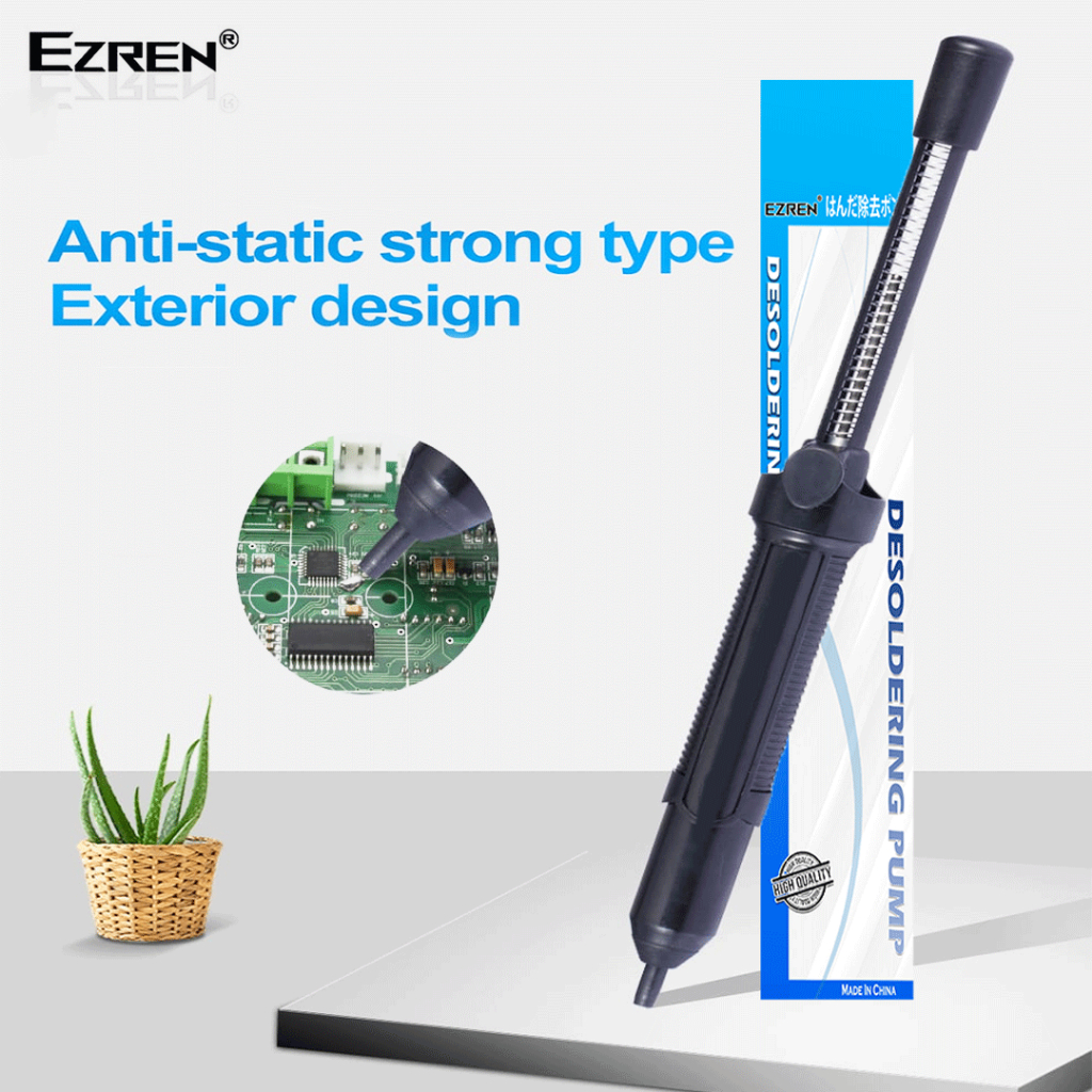 Ezren EZ-0349 Desoldering Pump Anti Static Strong Type Exterior Design