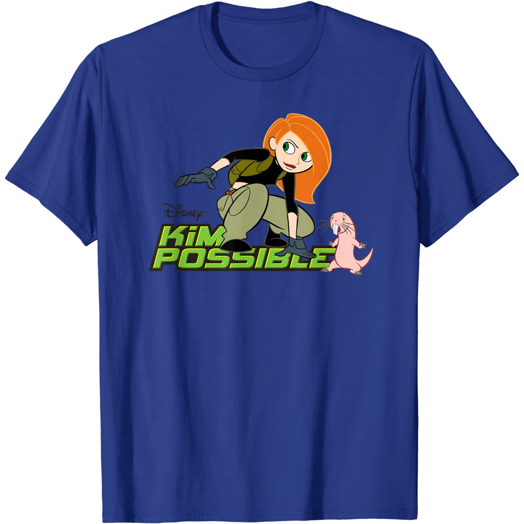 Kaos anak Disney Kim Possible and Rufus Animated Series Logo