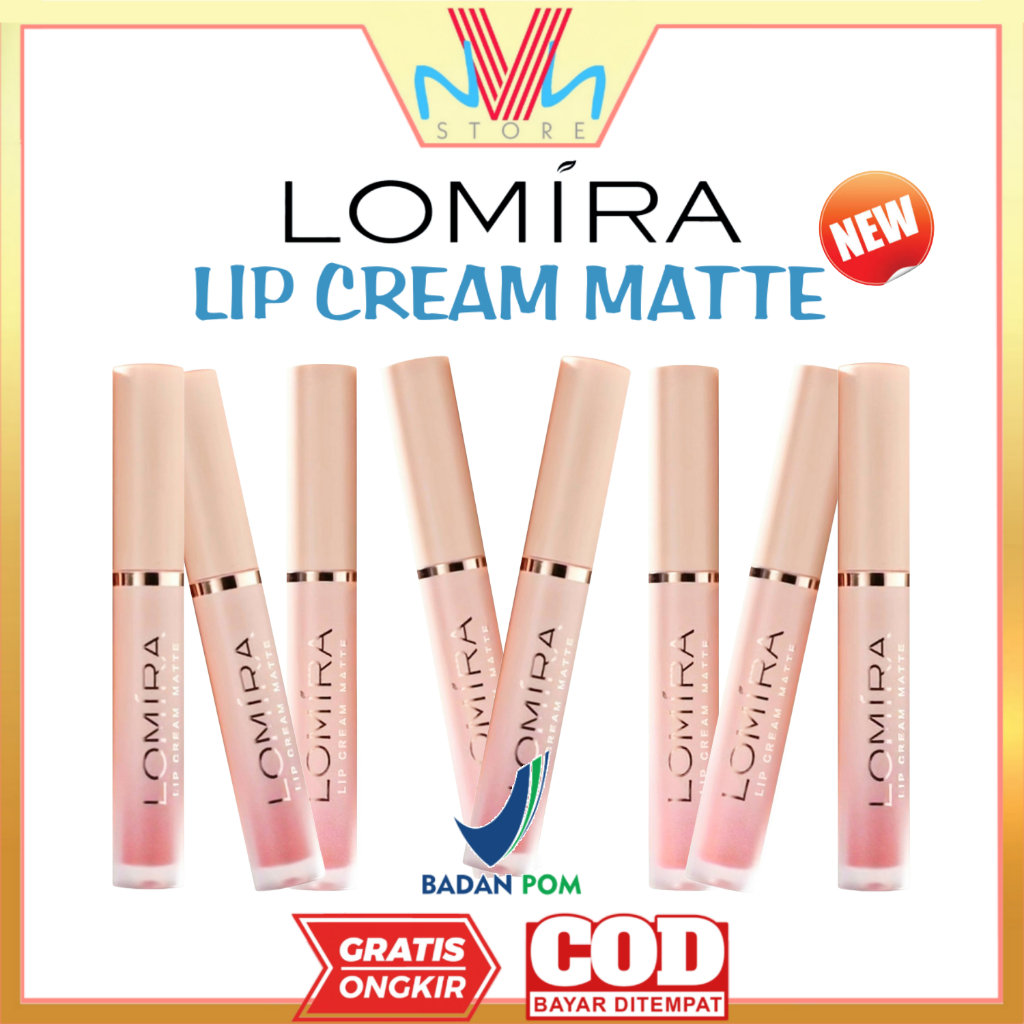LOMIRA LIP CREAM MATTE - LIP CREAM LOMIRA - LIP CREAM MURAH