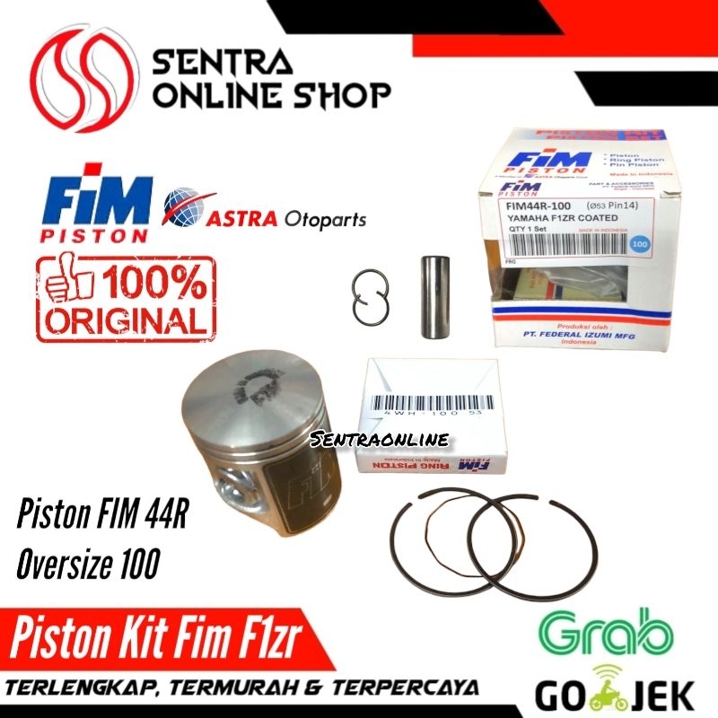 Piston seher kit teflon racing f1zr f1z force1 2tak oz 100 fim