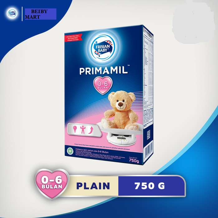 SUSU FRISIAN BABY PRIMAMIL 750G TAHAP 1 DAN TAHAP 2