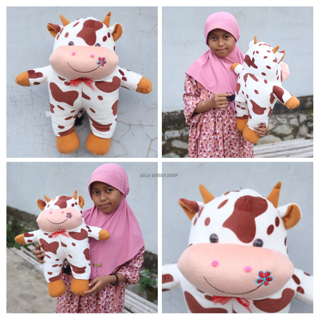 BONEKA SAPI BERDIRI L TERLARIS, MURAH BISA COD