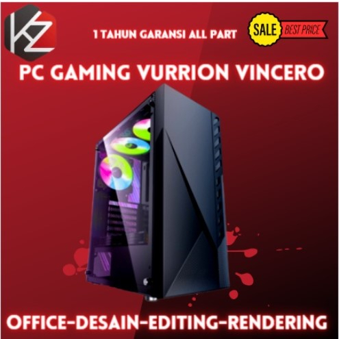 PC Rakitan Gaming i5 3470 (GTX 1050Ti 4GB ) Cocok Editing Rendering Gaming
