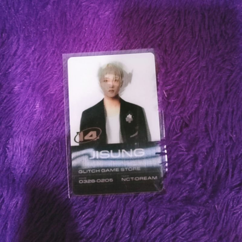 pc/photocard jisung glitch mode & album glitch mode ver. strach (album only)