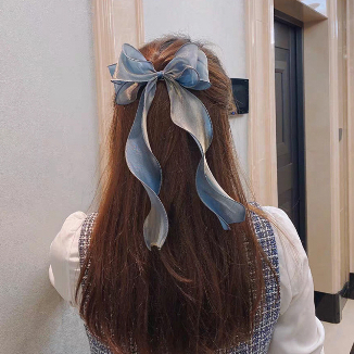 PITA RAMBUT PANJANG FAIRY DREAMY RIBBON BOW MESH WANITA ANAK GIRL KIDS AKSESORIS RAMBUT JEPIT JEPITAN KLIP HAIR CLIP HAIRCLIP KOREA KOREAN