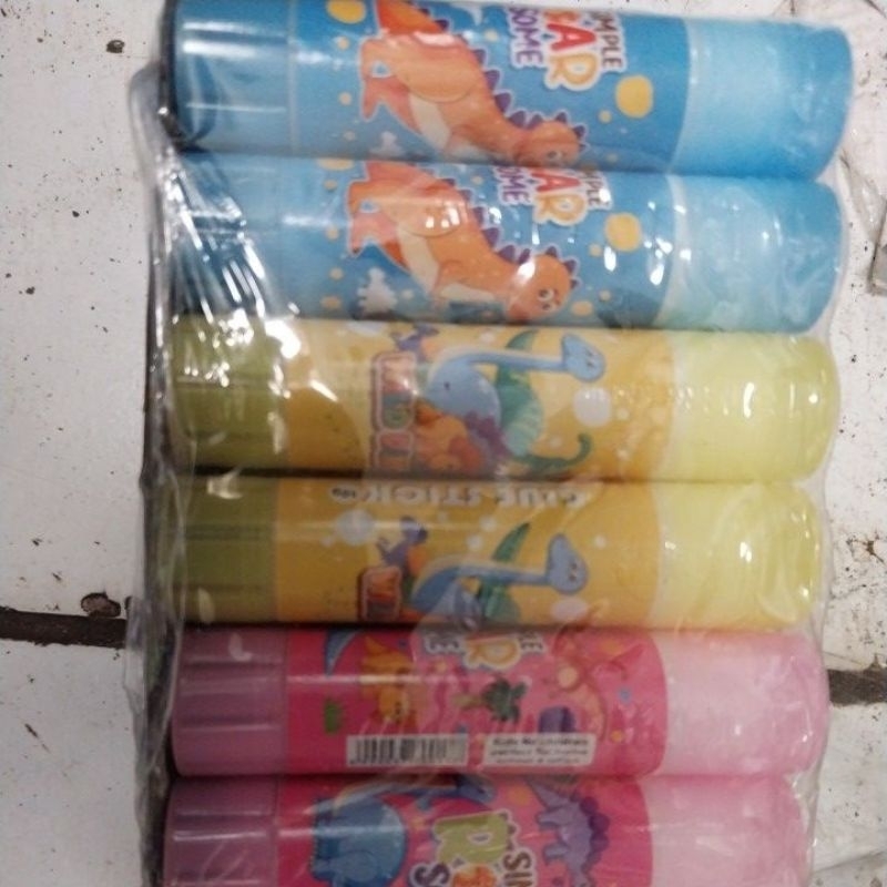 

Lem Stik Kertas Anak Glue Stick Putar Kecil Lengket Karakter Non Toxic