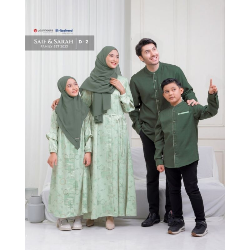 FAMILY SET YASMEERA X EL-RASHEED 2023 SARAH DRESS MOM by YASMEERA 
.