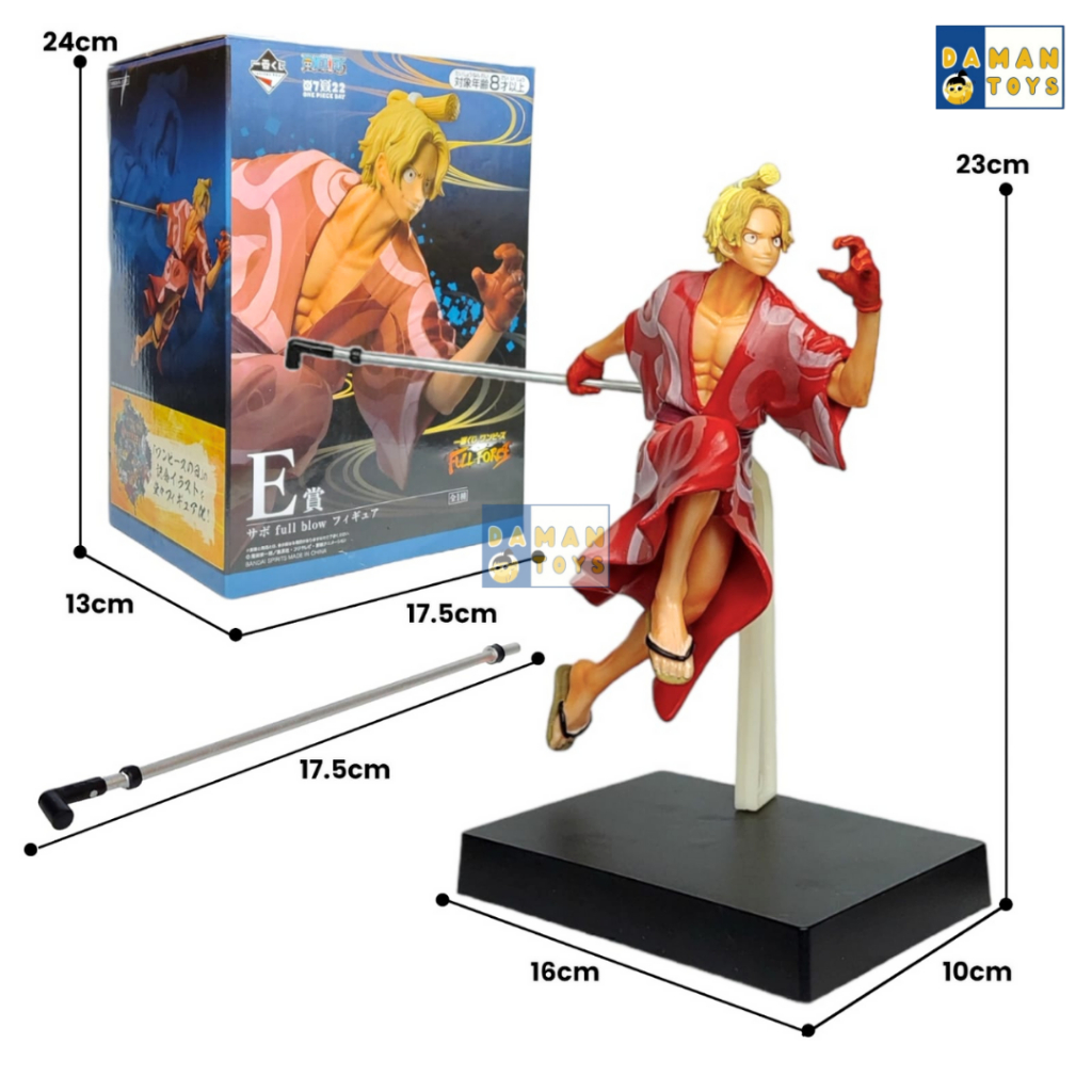 Action Figure Sabo Sanji Full Blow Ichiban Kuji One Piece Anime