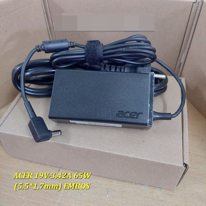 Adaptor Charger Laptop Acer Aspire 19v-3.42a Original Model New