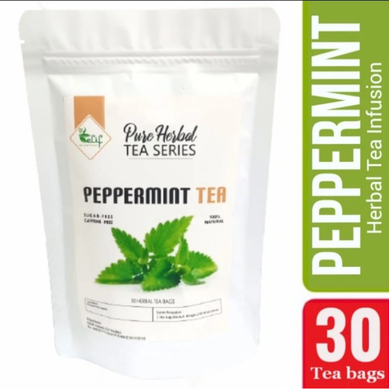 

Peppermint Tea : Teh Daun Mint Isi 30 Tea Bag