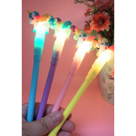 

PULPEN PEN LED UNICORN UNIK LUCU