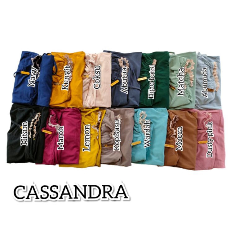 Cassandra Nurie Colection // Hijab Instan // Jersey Ballerina