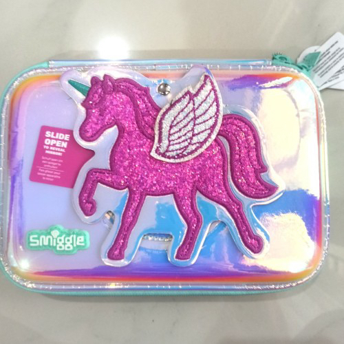 

(REJECT) SMIGGLE PENCIL CASE HARDTOP UNICORN MIRROR (BACA DESKRIPSI PLEASE)