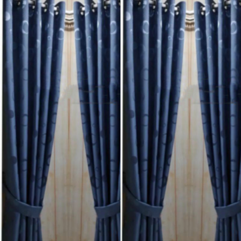 Gorden Polos Embos panjang'350cm 3.meter Gorden pintu jendela minimalis hordeng tinggi 350cm