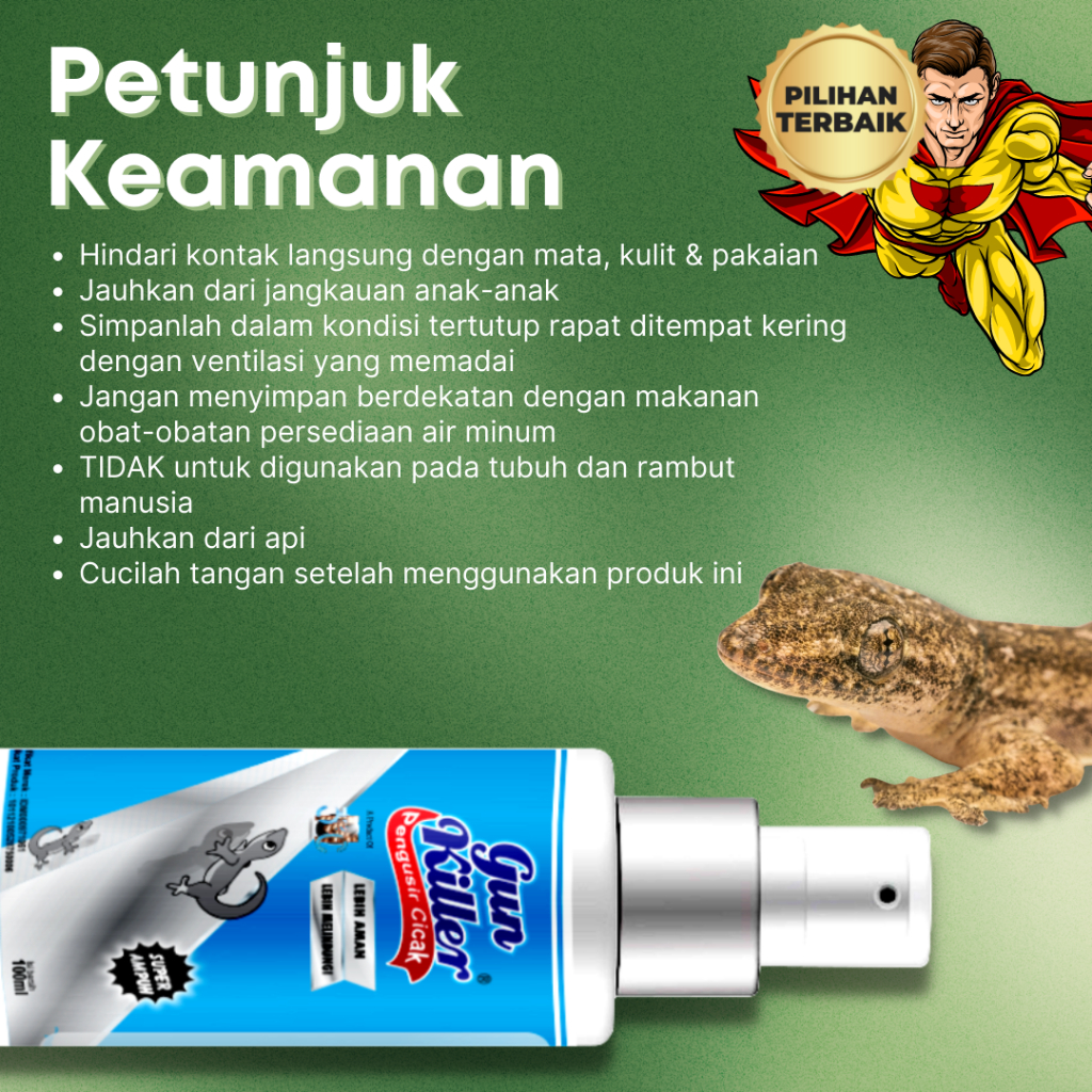 Racun Cicak Pembasmi Cicak Obat Cicak Racun Tokek Pembasmi Tokek Obat Tokek Super Ampuh 100 ml