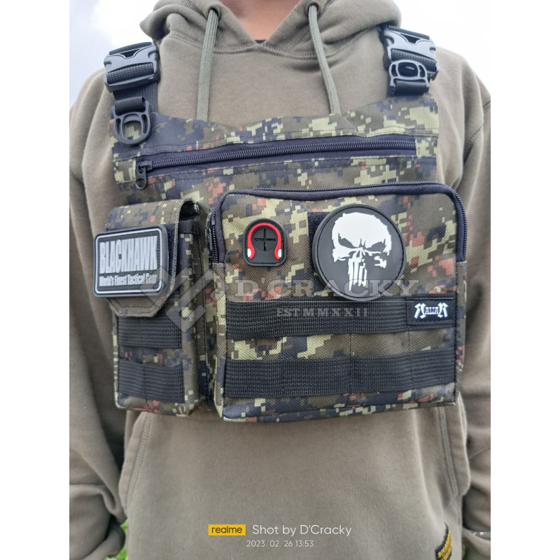 Tas Dada Tactical Loreng Terbaru | Tas Rompi Army | Tas Rompi Army / Loreng