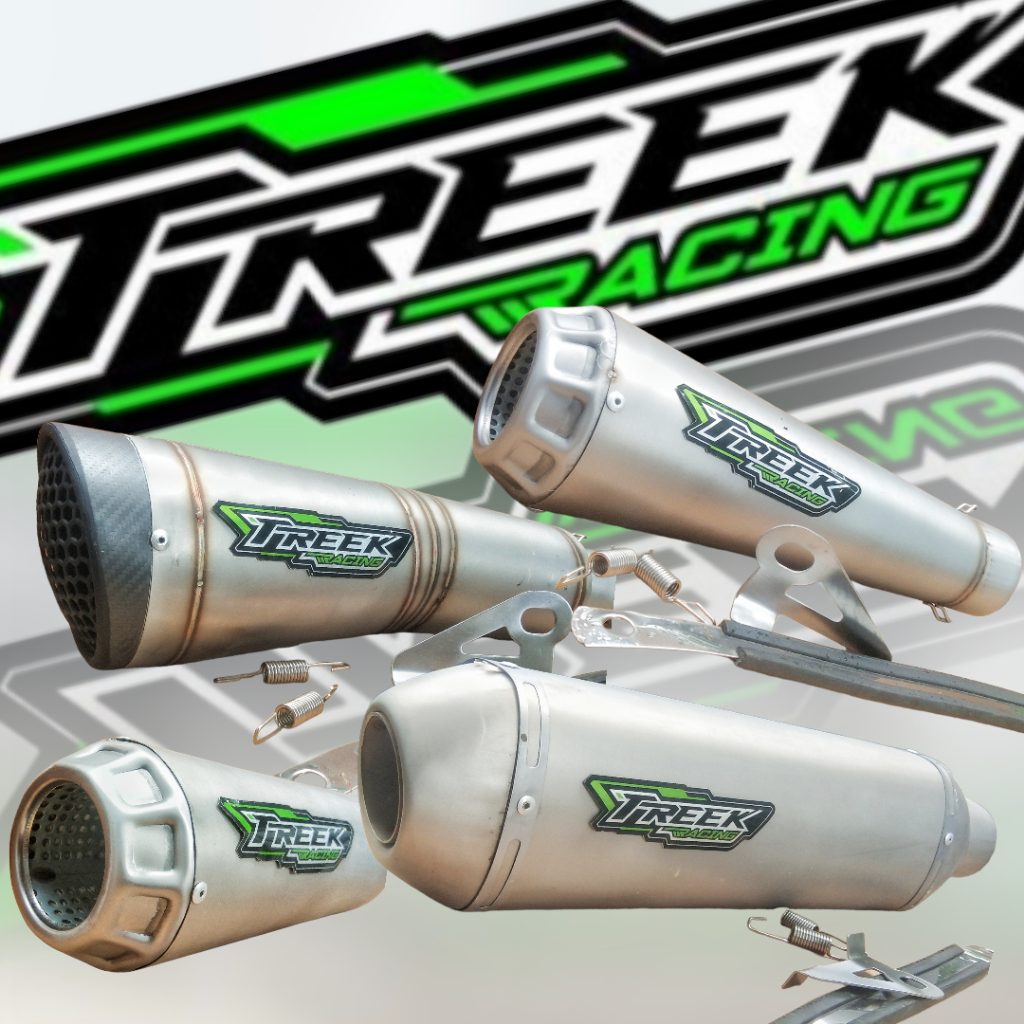 knalpot racing kawasaki z 250 sl ninja rr mono 250 sl treek racing