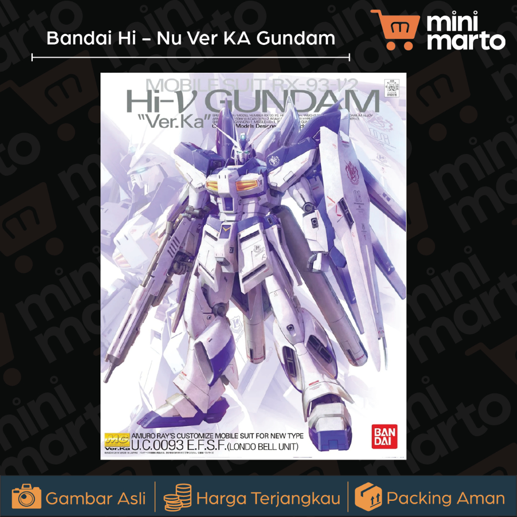 Bandai Gundam Hi - Nu Ver.Ka Edition - Minimarto