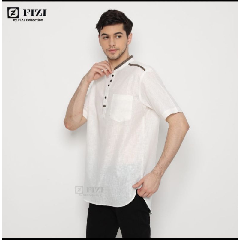 baju muslim Koko kurta modern fizi