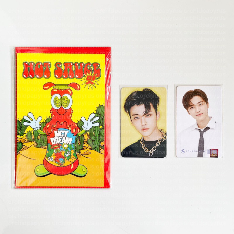 Jaemin NCT Dream Hot Sauce Pop Up Set With Photocard Somethinc