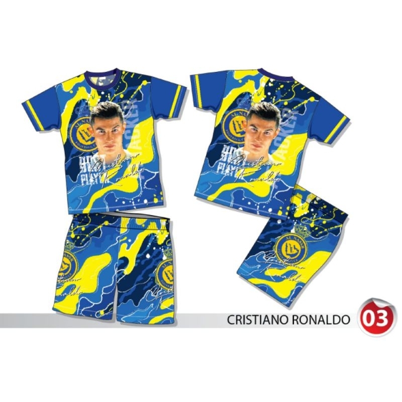 JERSEY RONALDO AL NASR/SETELAN BAJU BOLA ARGENTINA PIALA DUNIA QATAR UMUR 5-12THN GRATIS SABLON NAMA DAN NOMER