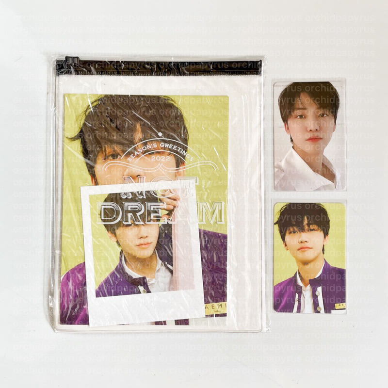 Jaemin NCT Dream Season’s Greetings SG 2022 Photo Pack Set