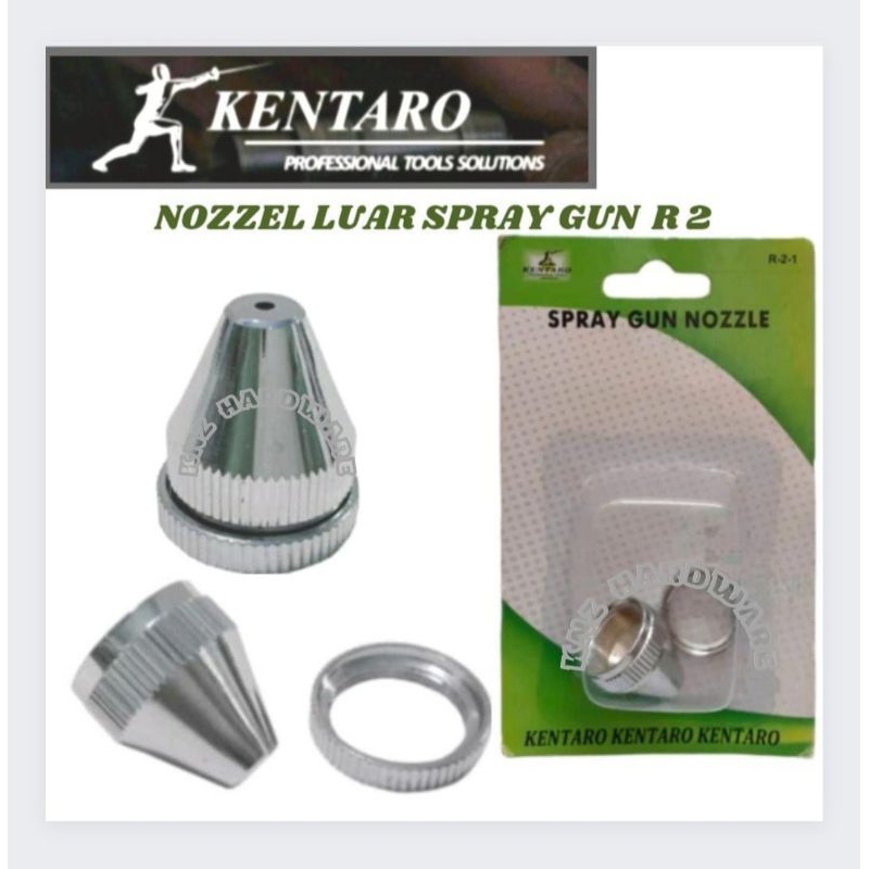 R2 Nozzle luar Nozle Nozel Nosel sparepart spray gun R2