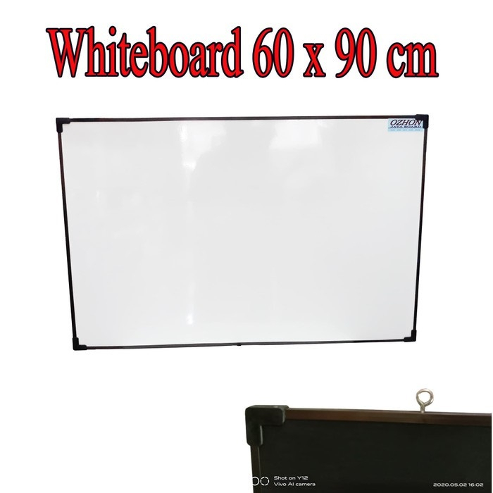 

Papan Tulis/Whiteboard 60x90 Free Spidol Dan Penghapus Extra Packing Aman