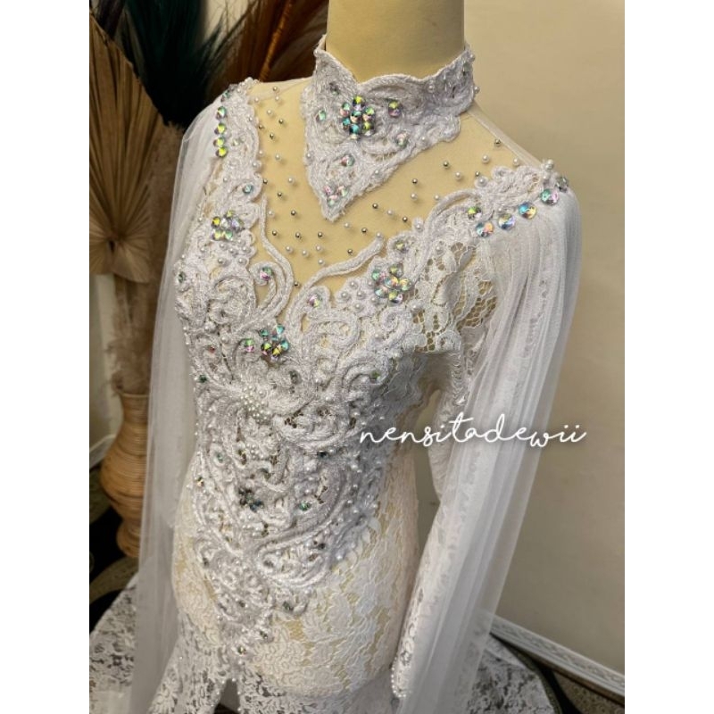 Kebaya Pengantin / Kebaya Akad - Broklat, Model Inaura