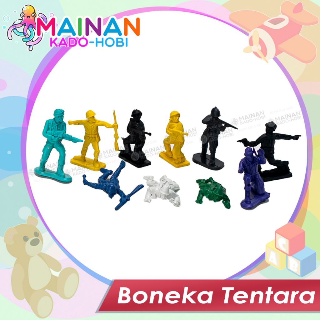 HOBI KOLEKSI MAINAN ANAK MINIATUR ACTION FIGURE SOLDIERS TENTARA