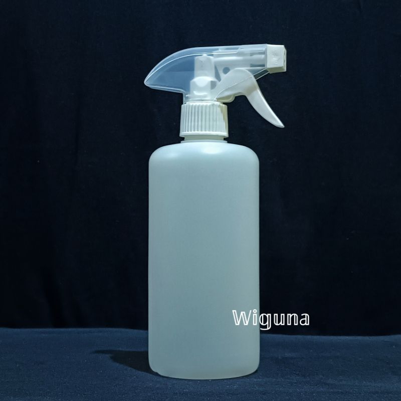 Botol Kispray 500ml HDPE / Botol Spray 500ml HDPE Natural