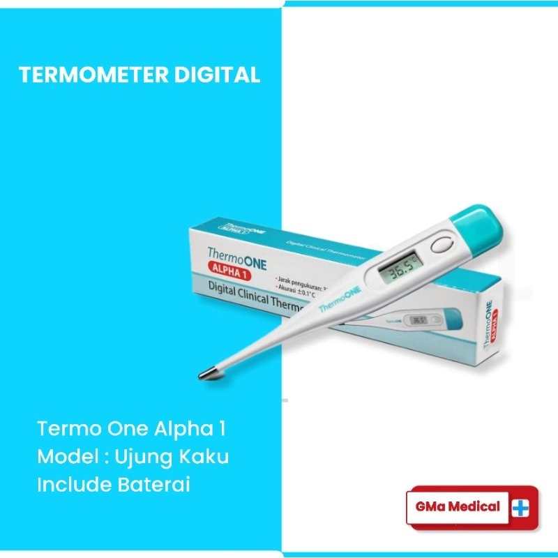 Termometer Alpha 1 Termo One Standart Tip Thermometer Digital Kaku Onemed