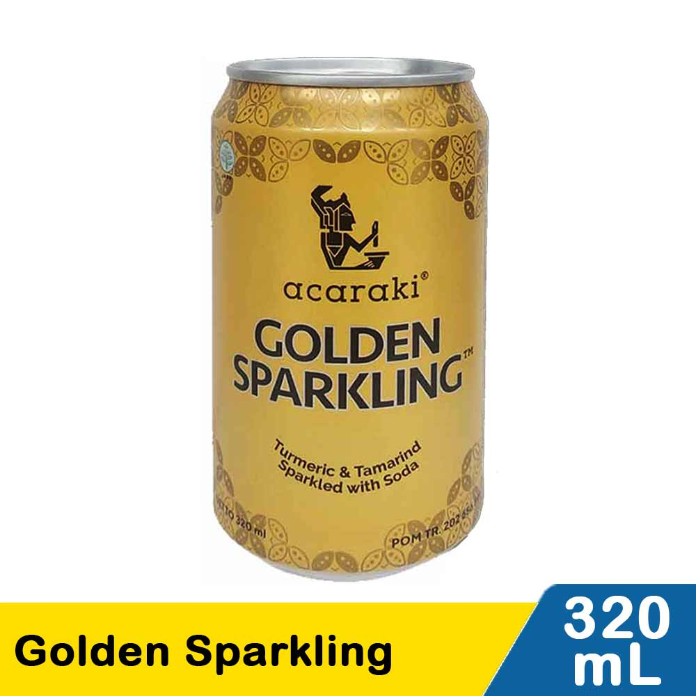 

Acaraki Golden Sparkling Minuman Soda Kunit Asam 320ml