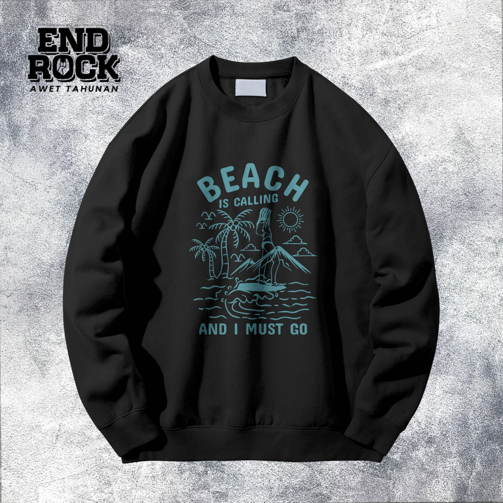 Crewneck Exclusive Original Endrock Tema Nature Calling DTFS143