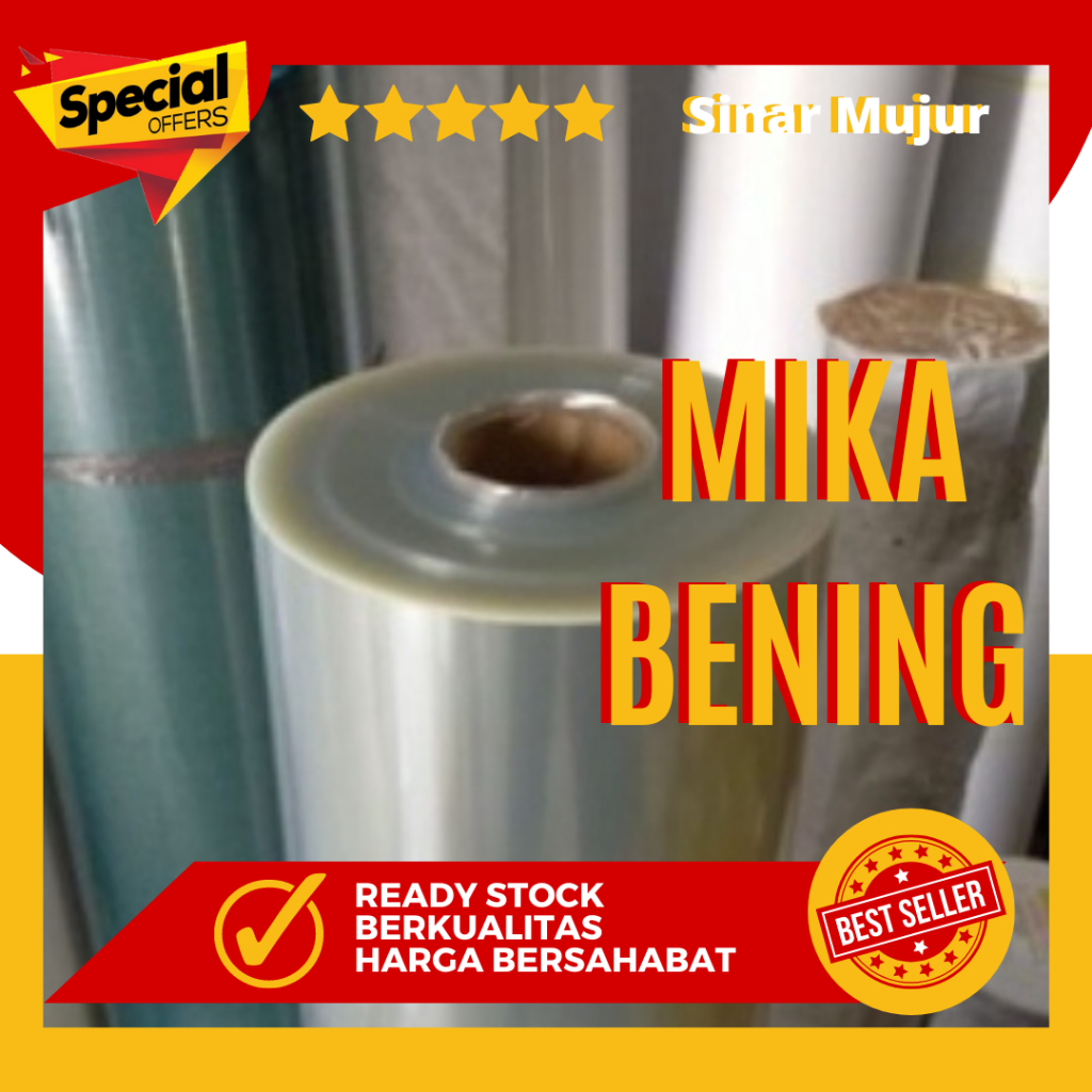 Mika Film Bening 0,10mm - dapat 4m