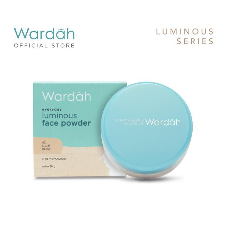 Wardah Everyday Luminous Face Powder 30gr | Loose Powder | Bedak Tabur