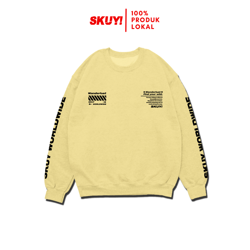 Crewneck Skuy Cream | Article Vol IX