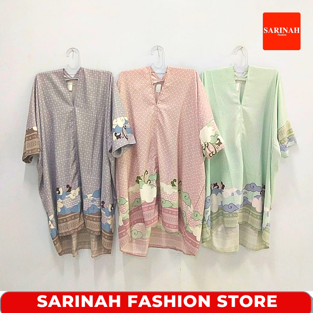 Tunic Dress Grafik Wanita Muslimah Salihah Women's Graphic Tunic