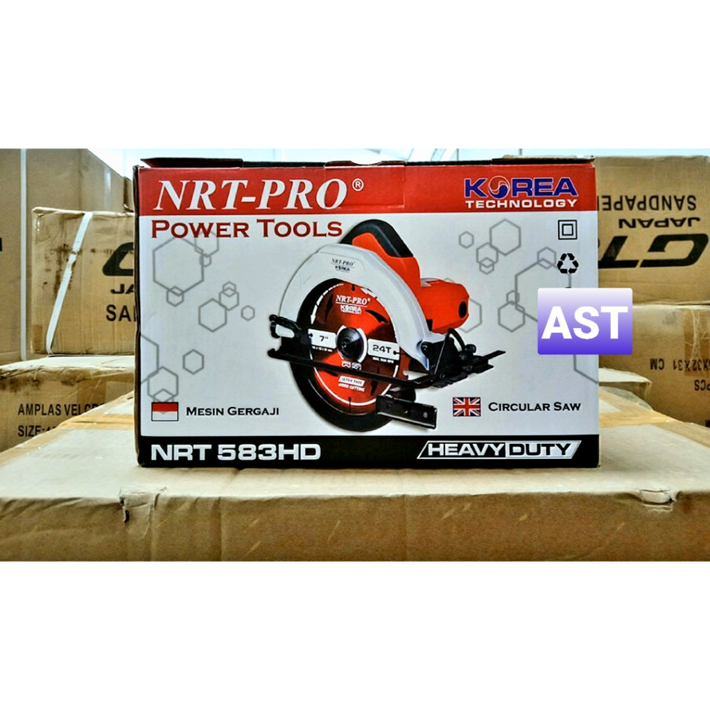 CIRCULAR SAW+BLADE 583 HD - MESIN GERGAJI KAYU LISTRIK CIRCULAR SAW 7" 583 HD | NRT-PRO