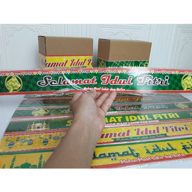 label hampers lebaran / paperbelt lebaran / paperbelt hampers / paper belt idul fitri