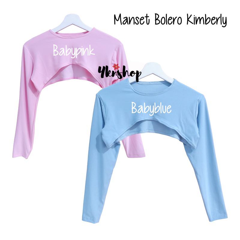 Manset Sambung Bolero CROP KIMBERLY bahan Jersey